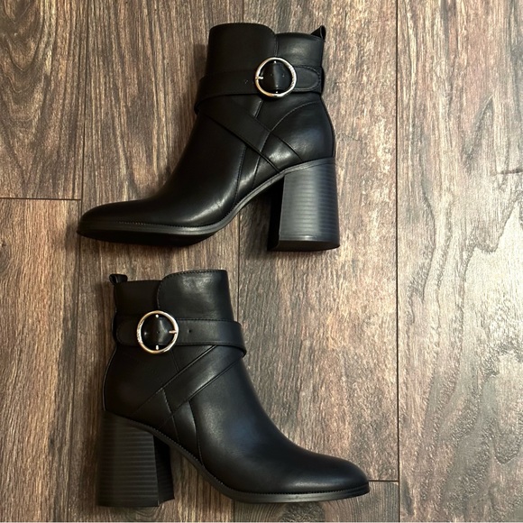 NWOT Black Nine West healed boots size 7.5 - Picture 11 of 11